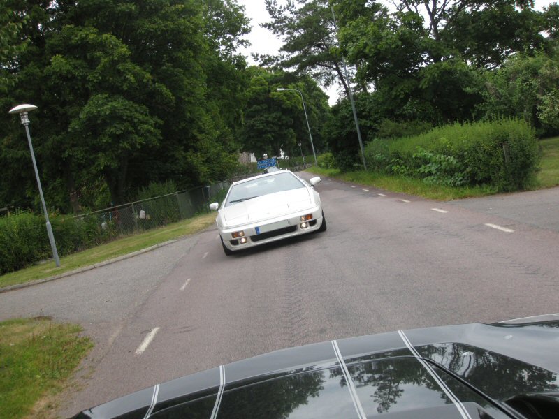 Vissa ville om på de små trevliga vägarna.